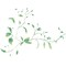 Ivy Leaf Wall Stencil | 3343 by Designer Stencils | Floral Stencils | Reusable Art Craft Stencils for Painting on Walls, Canvas, Wood | Reusable Plastic Paint Stencil for Home Makeover | Easy to Use & Clean Art Stencil